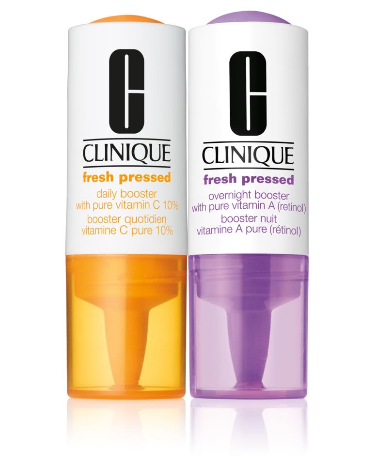 Clinique Fresh Pressed ClinicalT Daily and Overnight Booster With Pure Vitamins C 14ml
