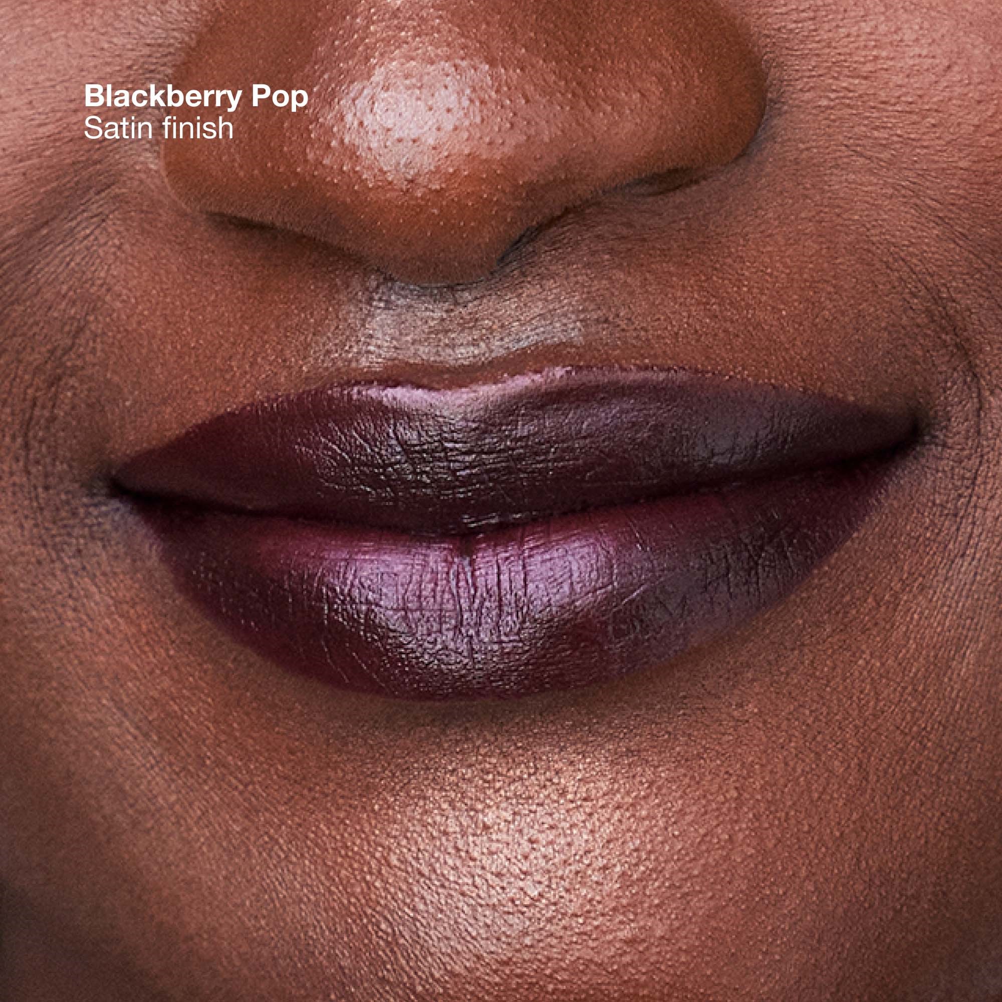 Alternativ bild 1 för Clinique Pop Longwear Lipstick Satin Blackberry Pop