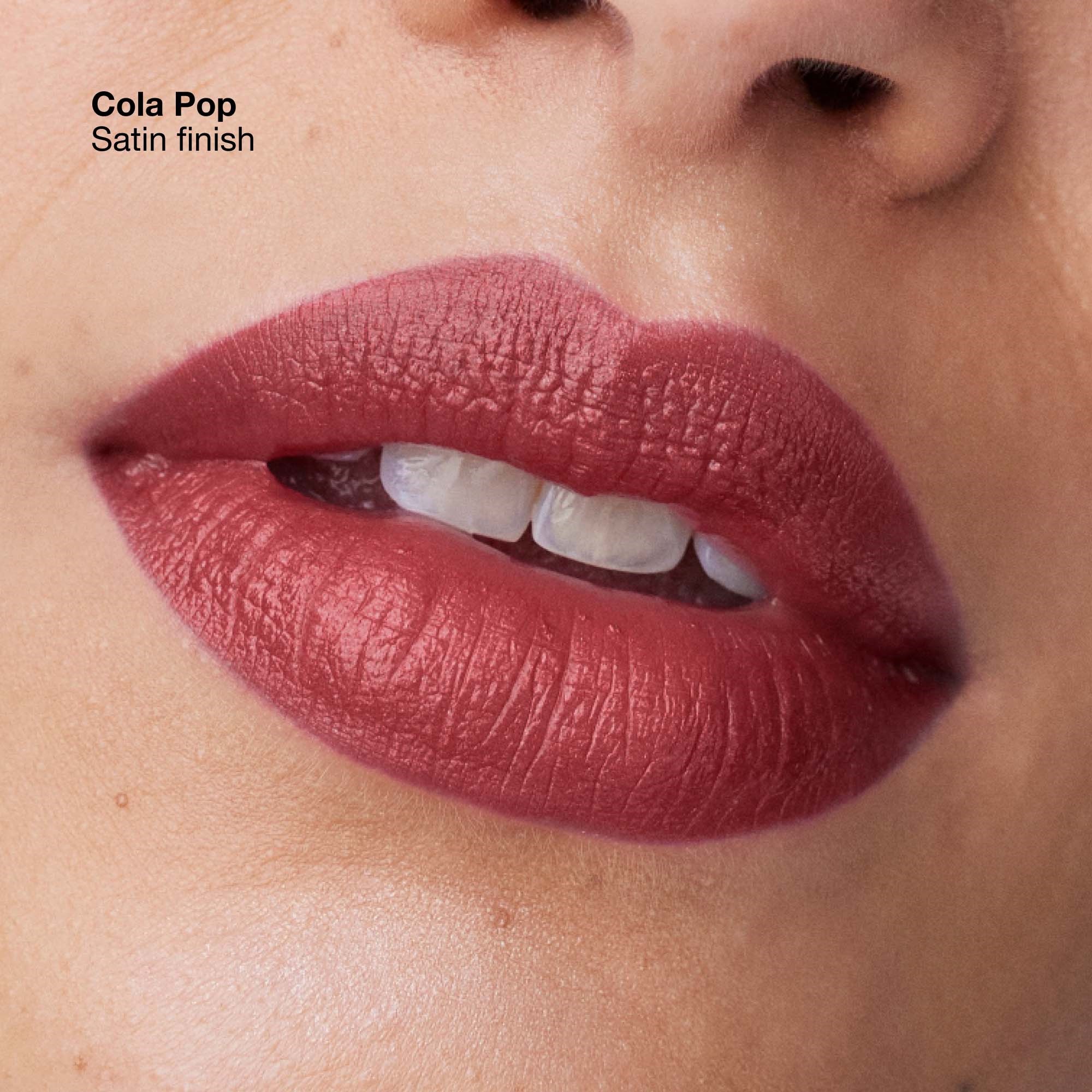 Alternativ bild 1 för Clinique Pop Longwear Lipstick Satin Cola Pop