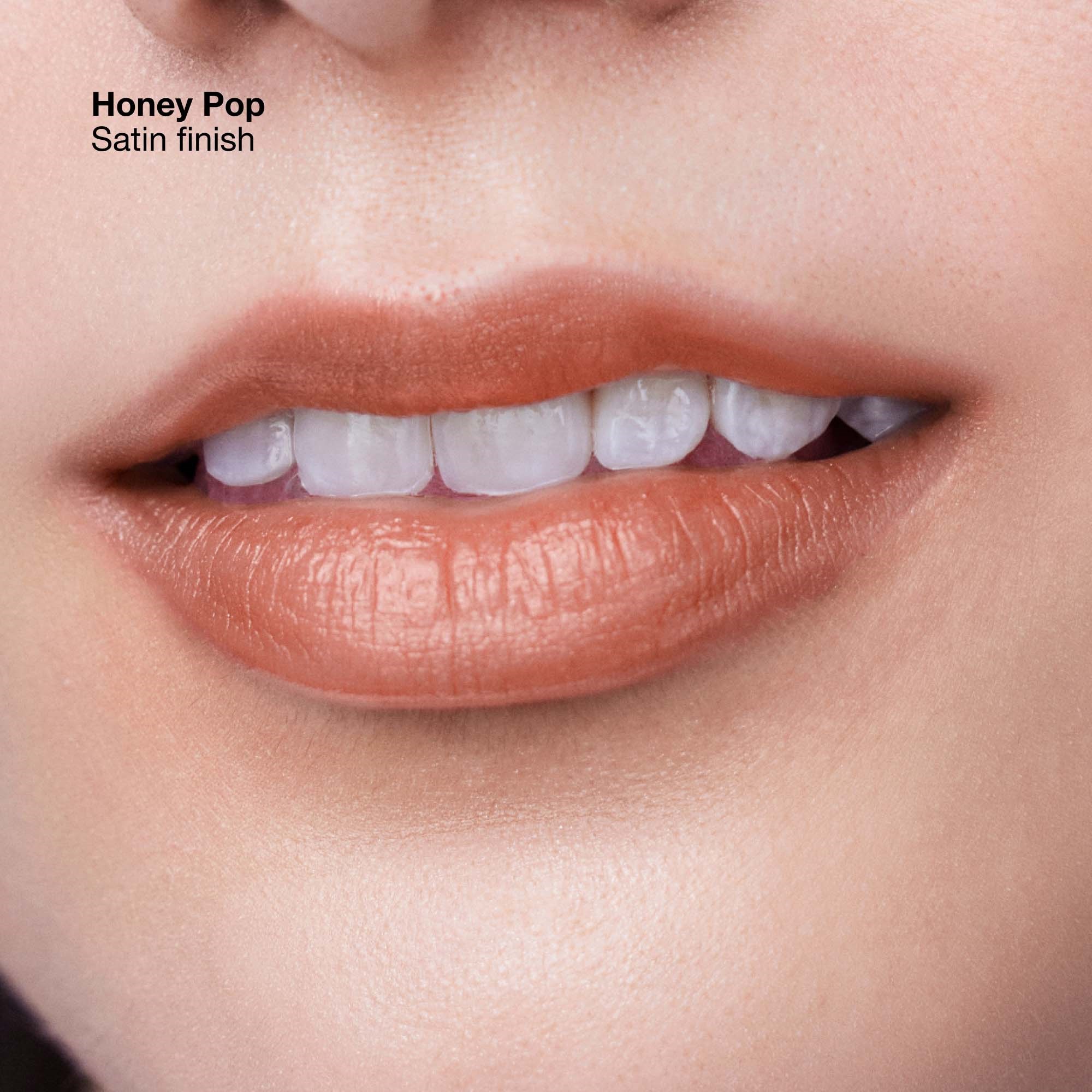 Alternativ bild 1 för Clinique Pop Longwear Lipstick Satin Honey Pop