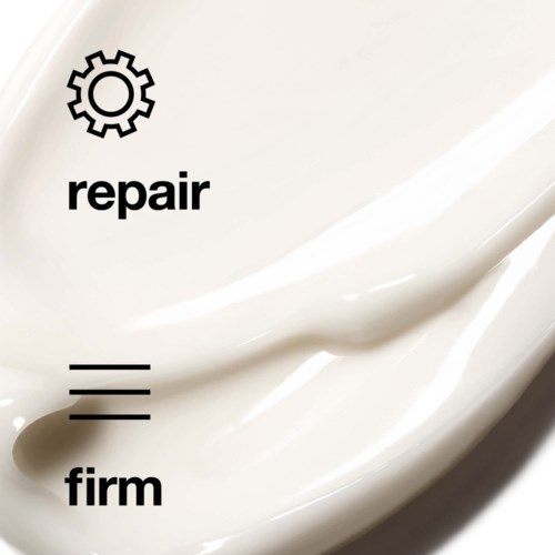 Diagram som viser vekter for reparasjon og fast, med et tannhjul, på en hvit bakgrunn.