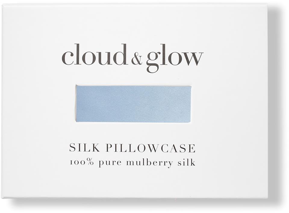 Cloud & Glow Silk Pillowcase Sky Blue