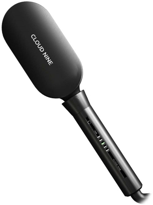 Een zwarte microfoon met de woorden "CLOUD NINE".