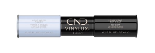 En flaska nagellack CND Vinylux, med två olika nyanser, lång hållbarhet och topplack.