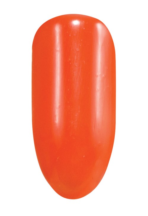En stor, slät, röd tablettliknande kapsel med en glänsande yta.