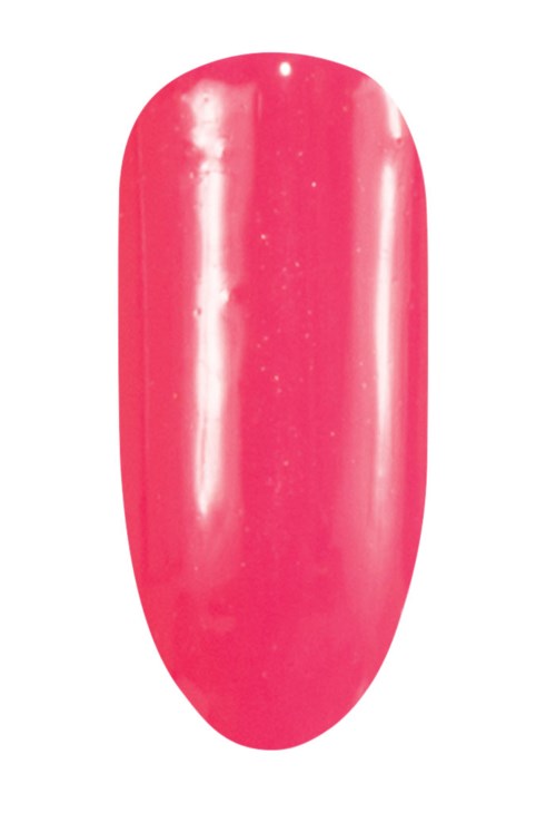 En nagellacksprov med glansig, jämn yta.