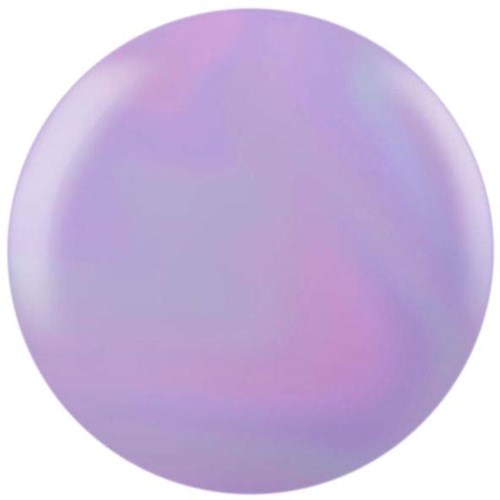 Een ronde, glanzende paarse voorwerp met een zachte, pastelglow en glad oppervlak.