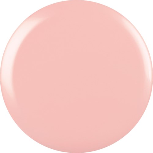 Et pink, skinnende, rundt objekt, der ligner en glat bold eller knap.