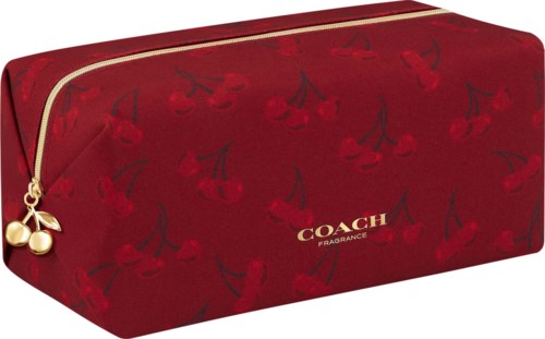 Coach Cherry Parfum Toiletry Pouch GWP