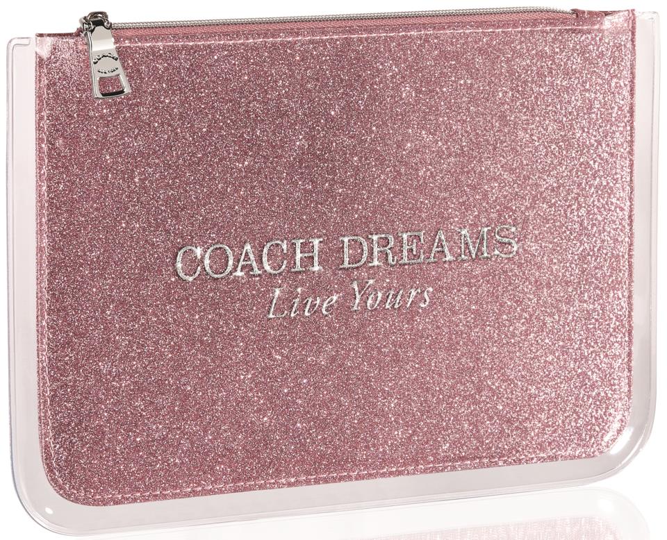 Coach Dreams Glitter pouch GWP
