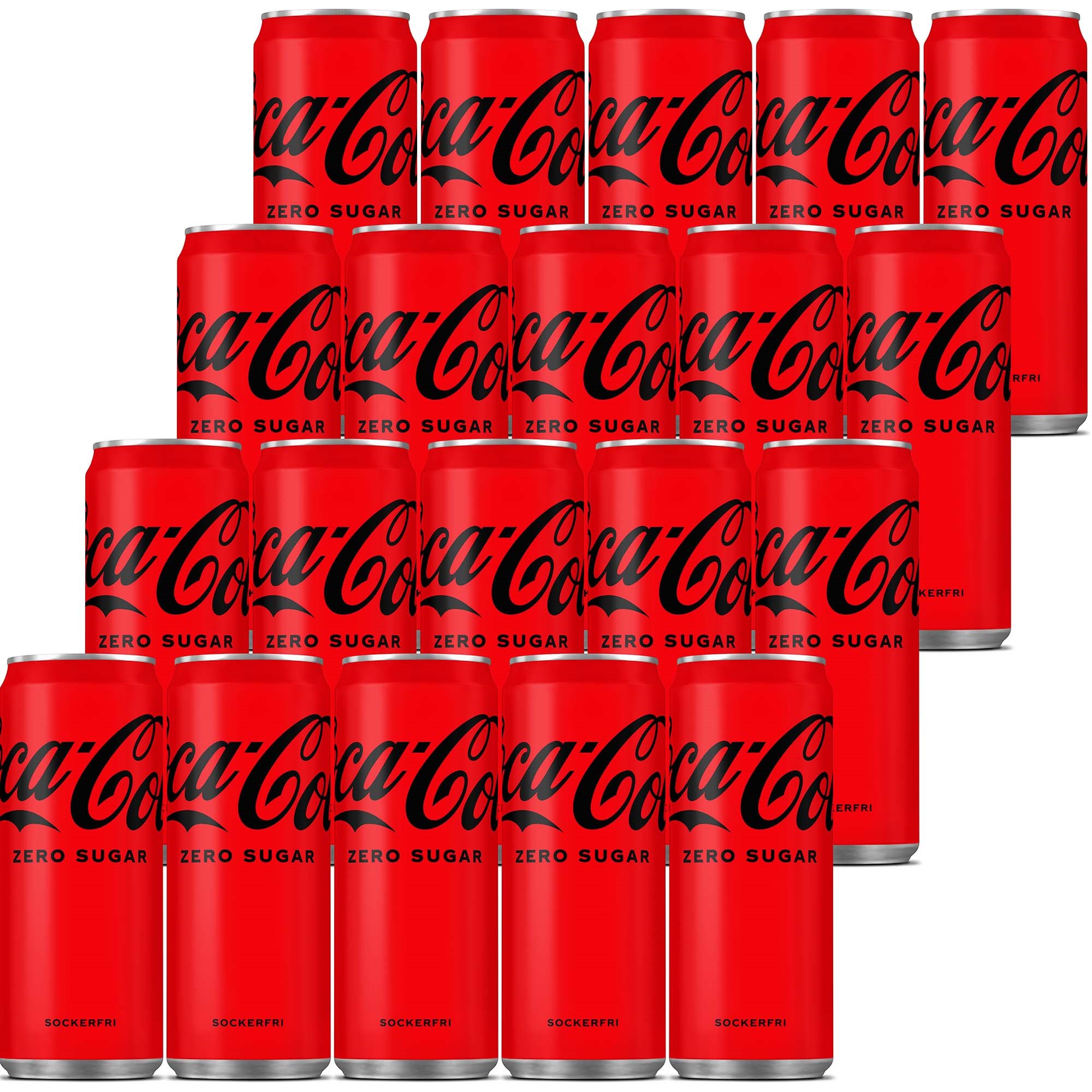 Läs mer om Coca-Cola Zero 20 x 33cl