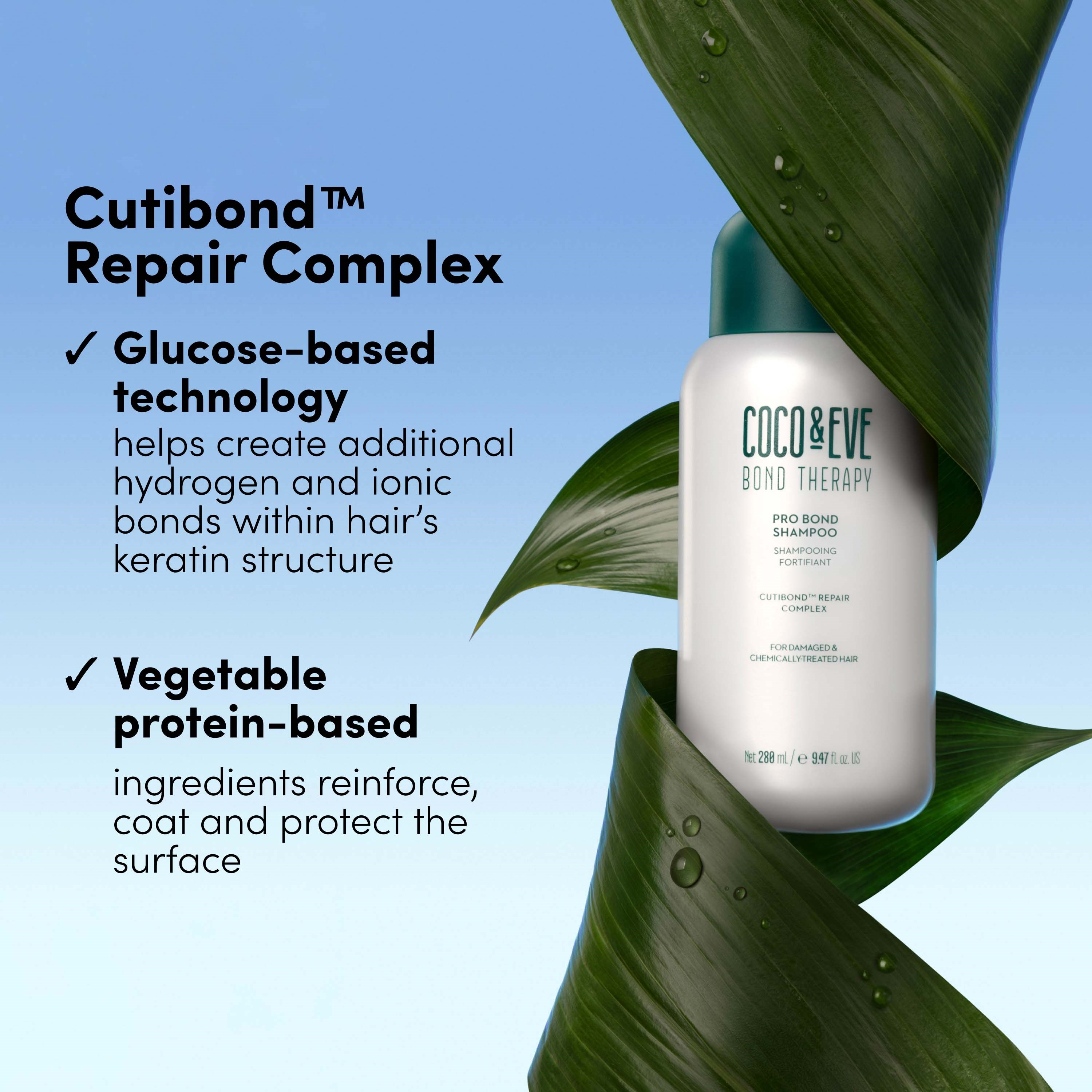 Coco & Eve Bond Therapy Pro Bond Shampoo 280 ml (obrázok 5)
