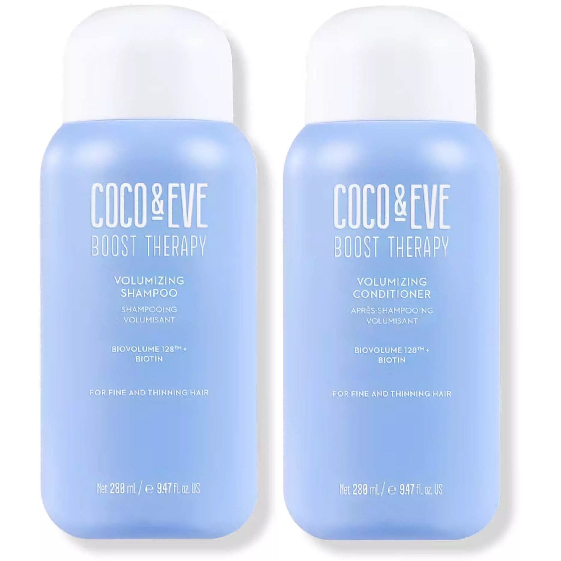 Coco & Eve Boost Therapy Bundle Hair Volumising Shampoo 280 ml & Conditioner 280 ml