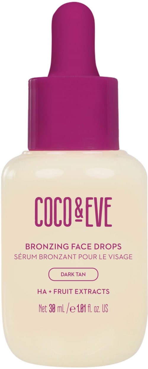 Coco & Eve Bronzing Face Drops Dark Tan