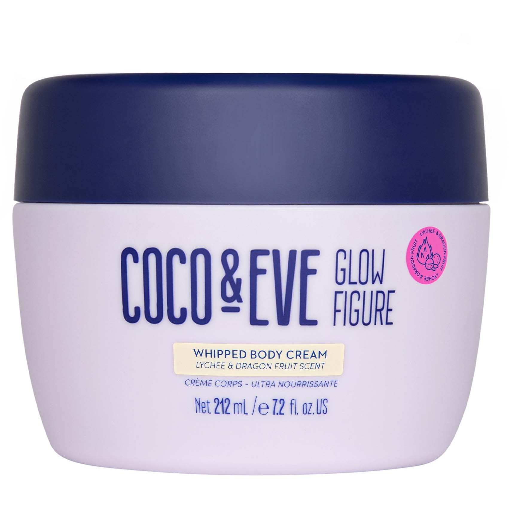 Läs mer om Coco & Eve Glow Figure Whipped Body Cream Lychee & Dragon Fruit Scent