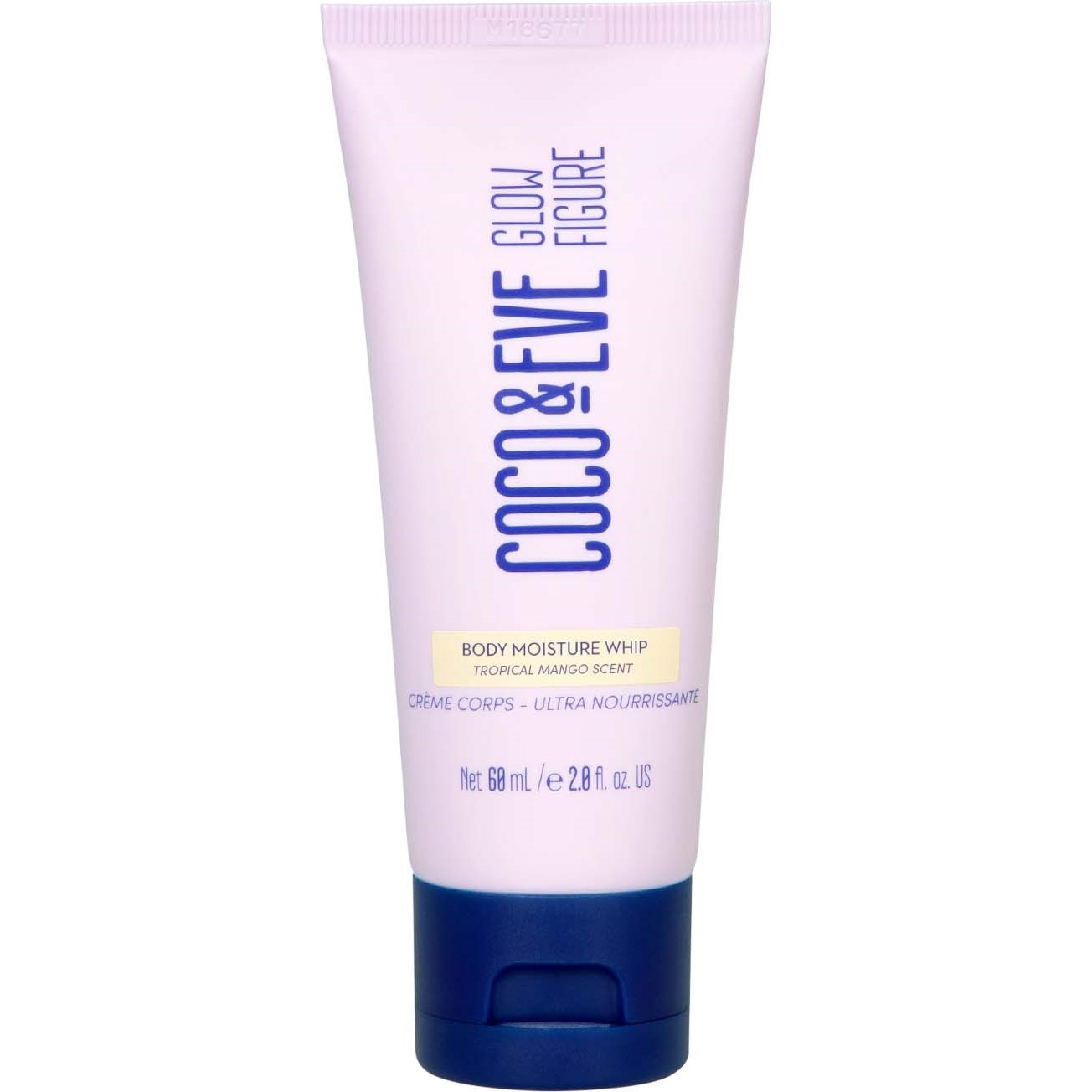 Coco & Eve Glow Figure Whipped Body Cream Tropical Mango Scent Travel Size 60 ml