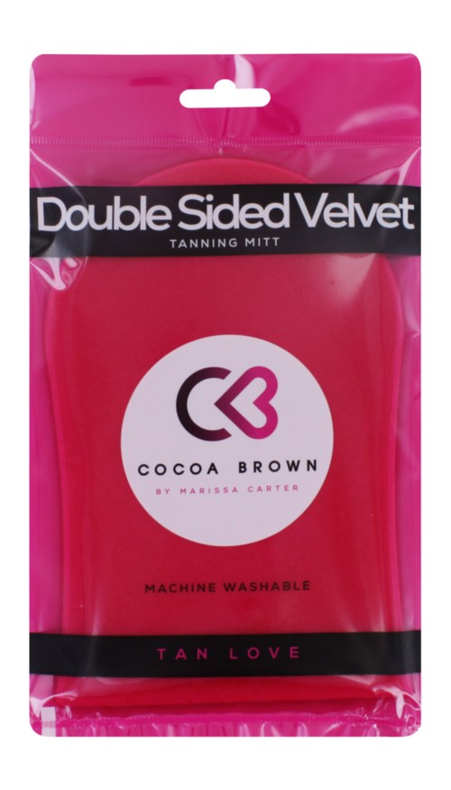 Cocoa Brown Deluxe Double Sided Pink Velvet Tanning Mitt Lyko Com Cocoa Brown Deluxe Double Sided Pink Velvet Tanning Mitt Lyko Com