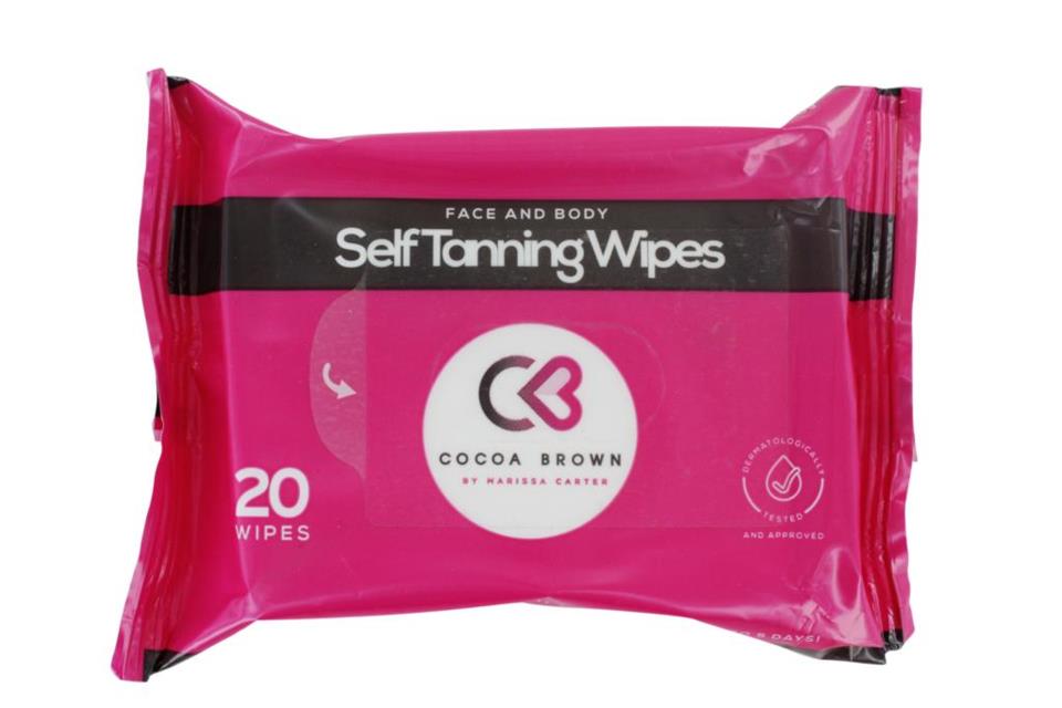 Cocoa Brown Face & Body Self Tanning Wipes