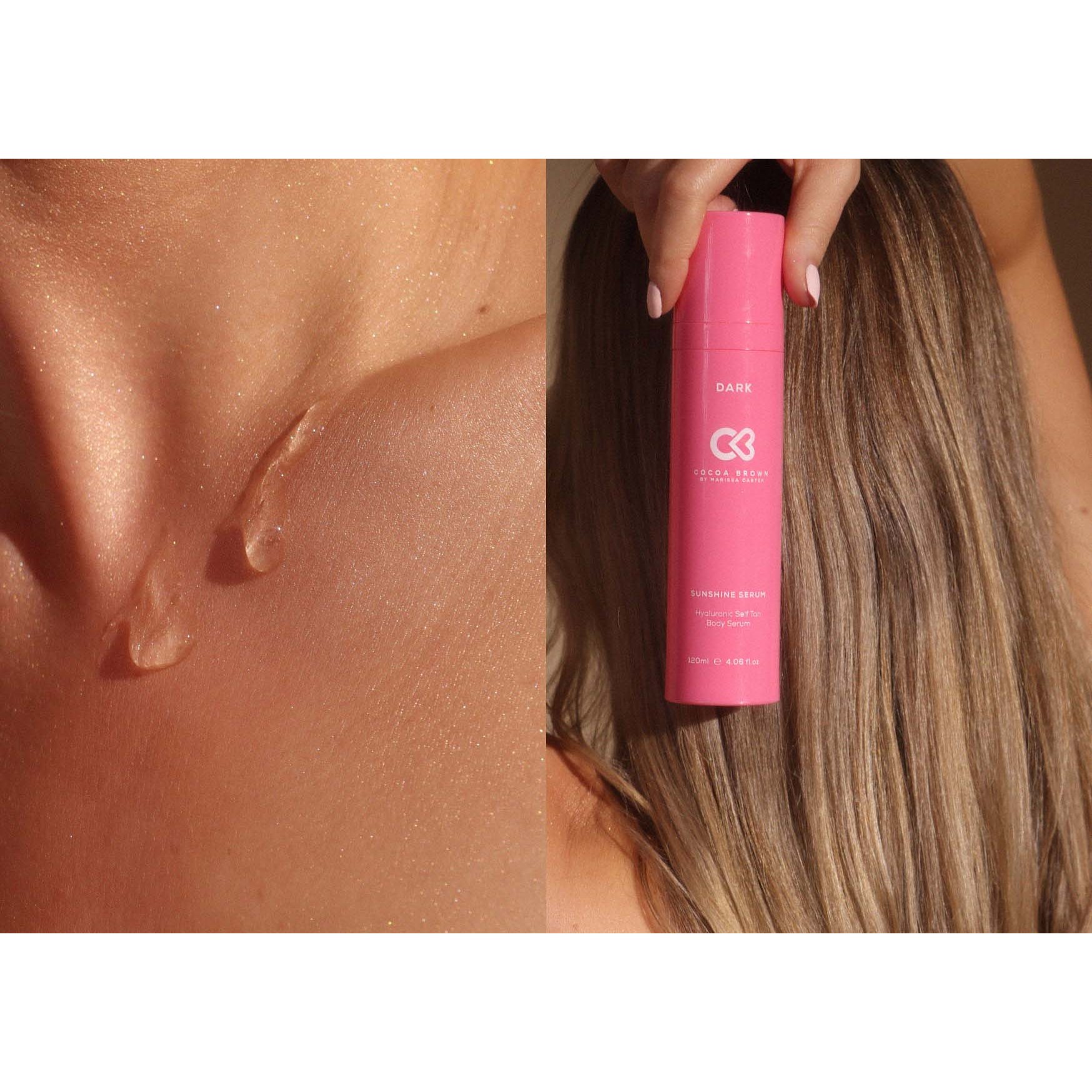 Cocoa Brown Sunshine Serum Hyaluronic Self-Tan Body Serum Dark (obrázok 5)