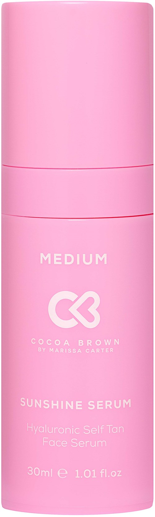 Cocoa Brown Sunshine Serum Hyaluronic Self-Tan Face Serum Medium