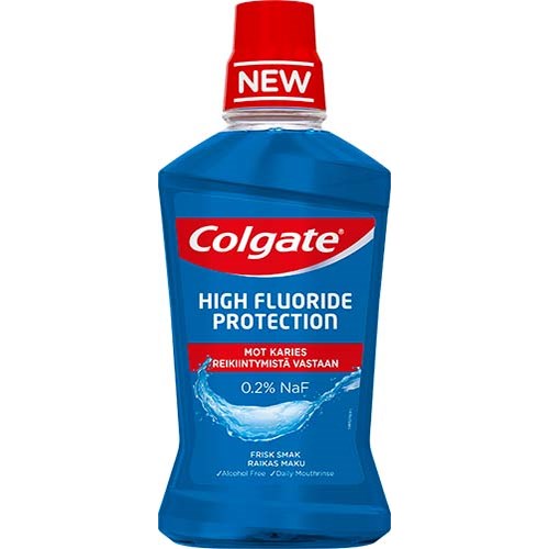 Colgate Mouthwash High Fluoride 500 ml