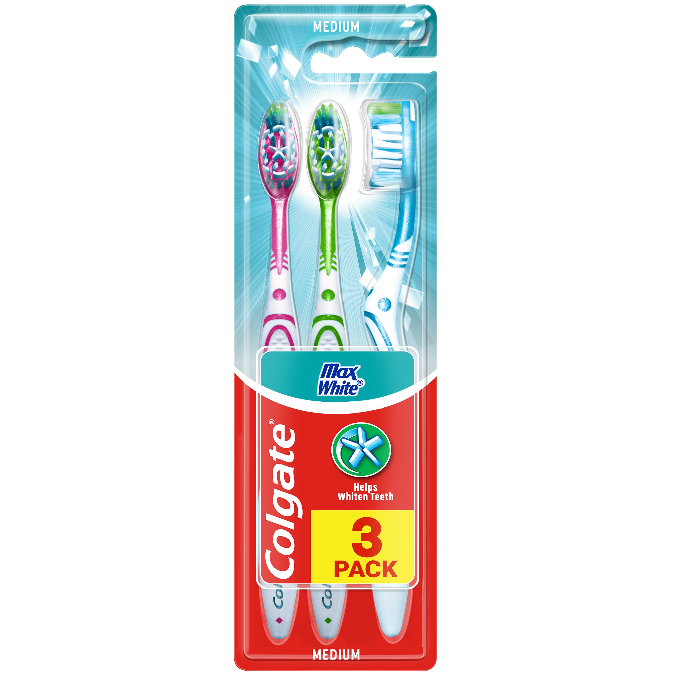 Läs mer om Colgate Toothbrush MaxWhite 3-pack