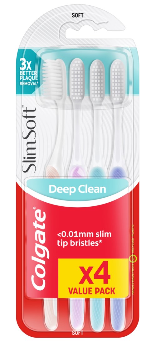 Colgate Toothbrush Slim Soft 4-pack