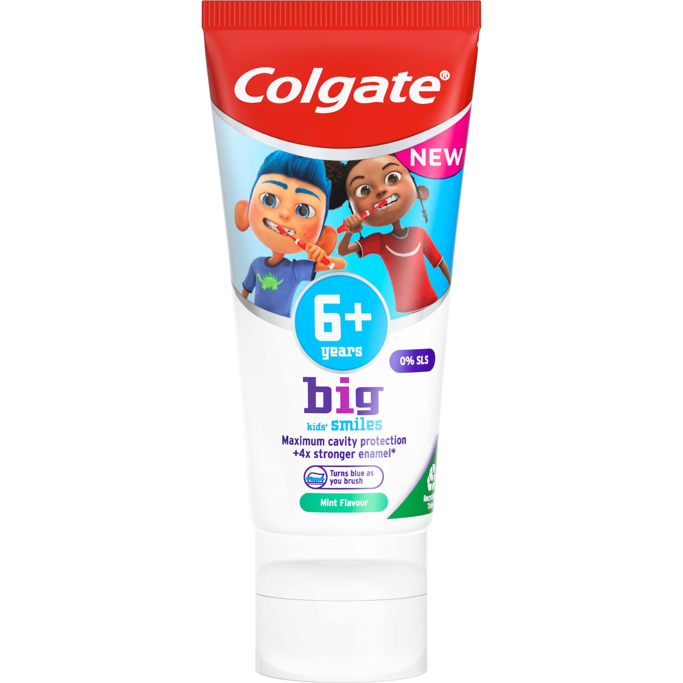 Läs mer om Colgate Toothpaste Big Kids Smiles 6+ år 50 ml
