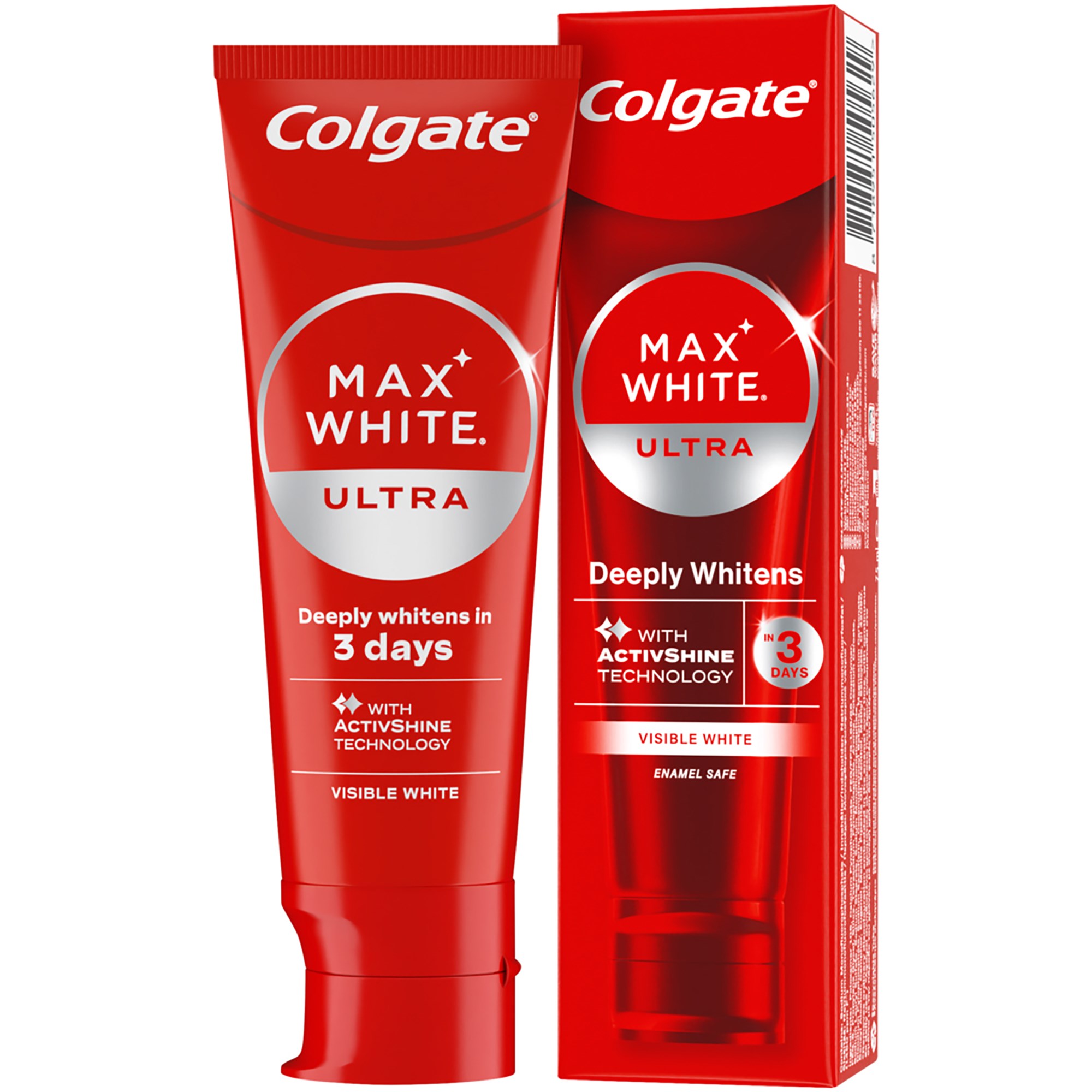 Colgate Toothpaste MaxWhite Ultra Active Foam 75 ml