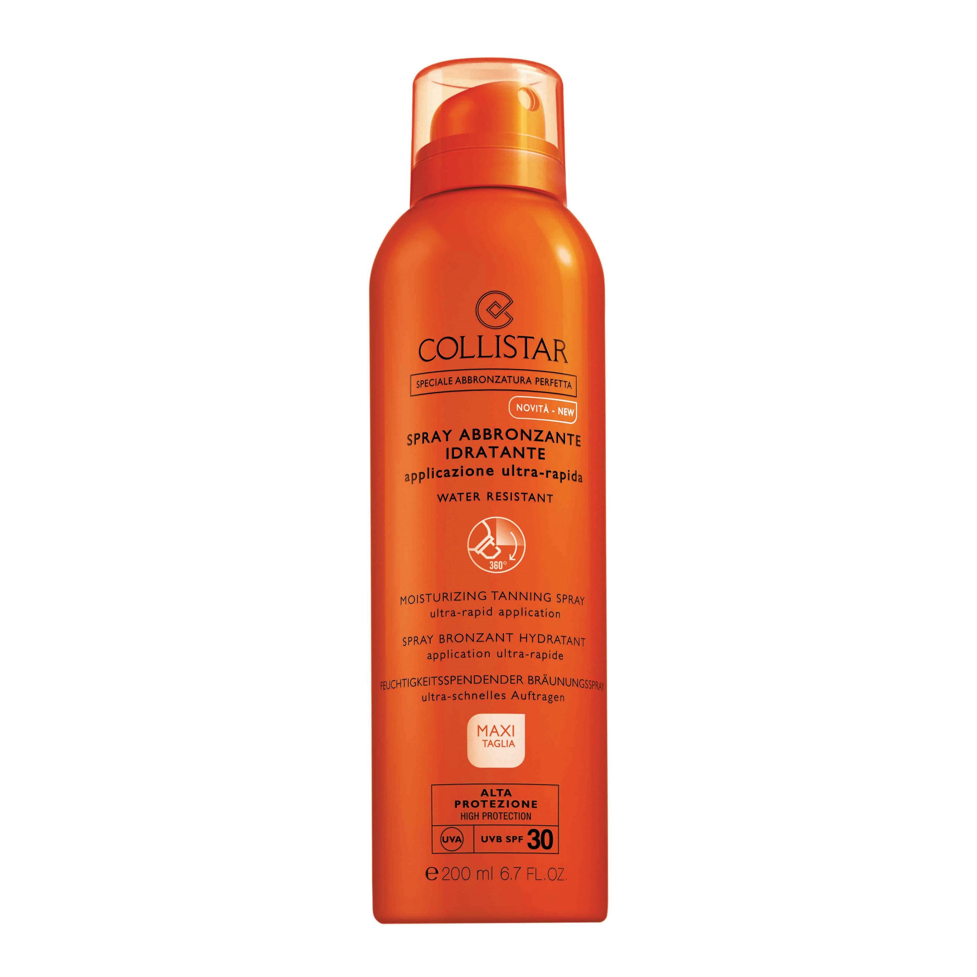Collistar Moisturizing Tanning Spray SPF30 200 ml billede