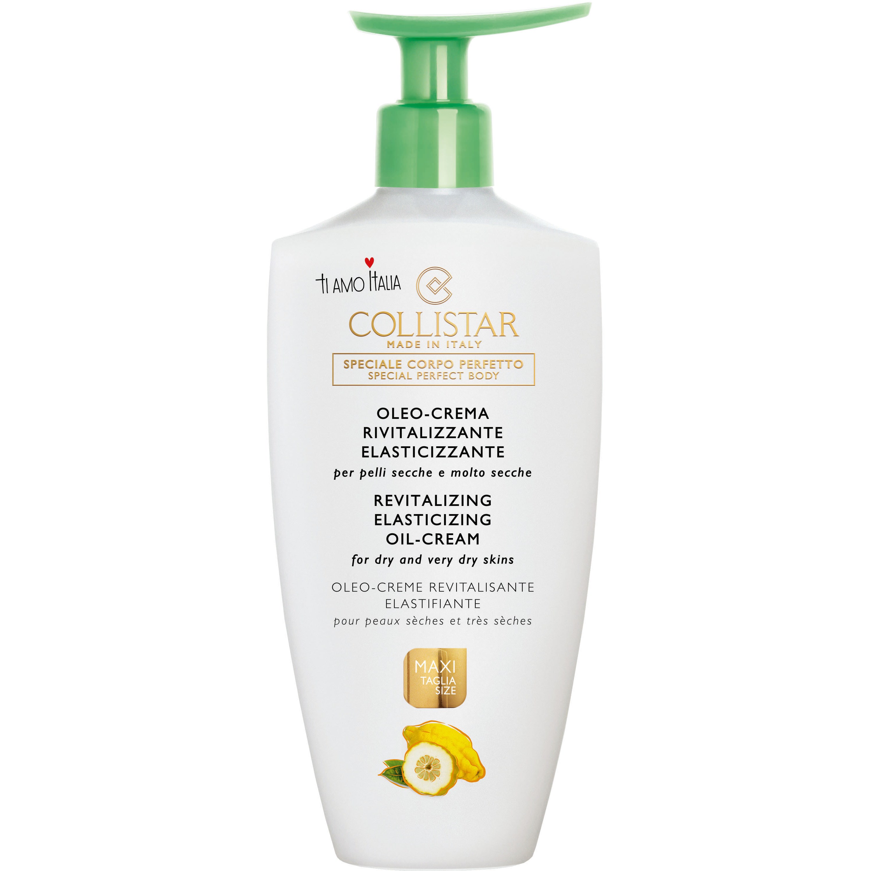 Collistar Revitalizing Elasticizing Oil-Cream 400 ml - Balsam do ciała
