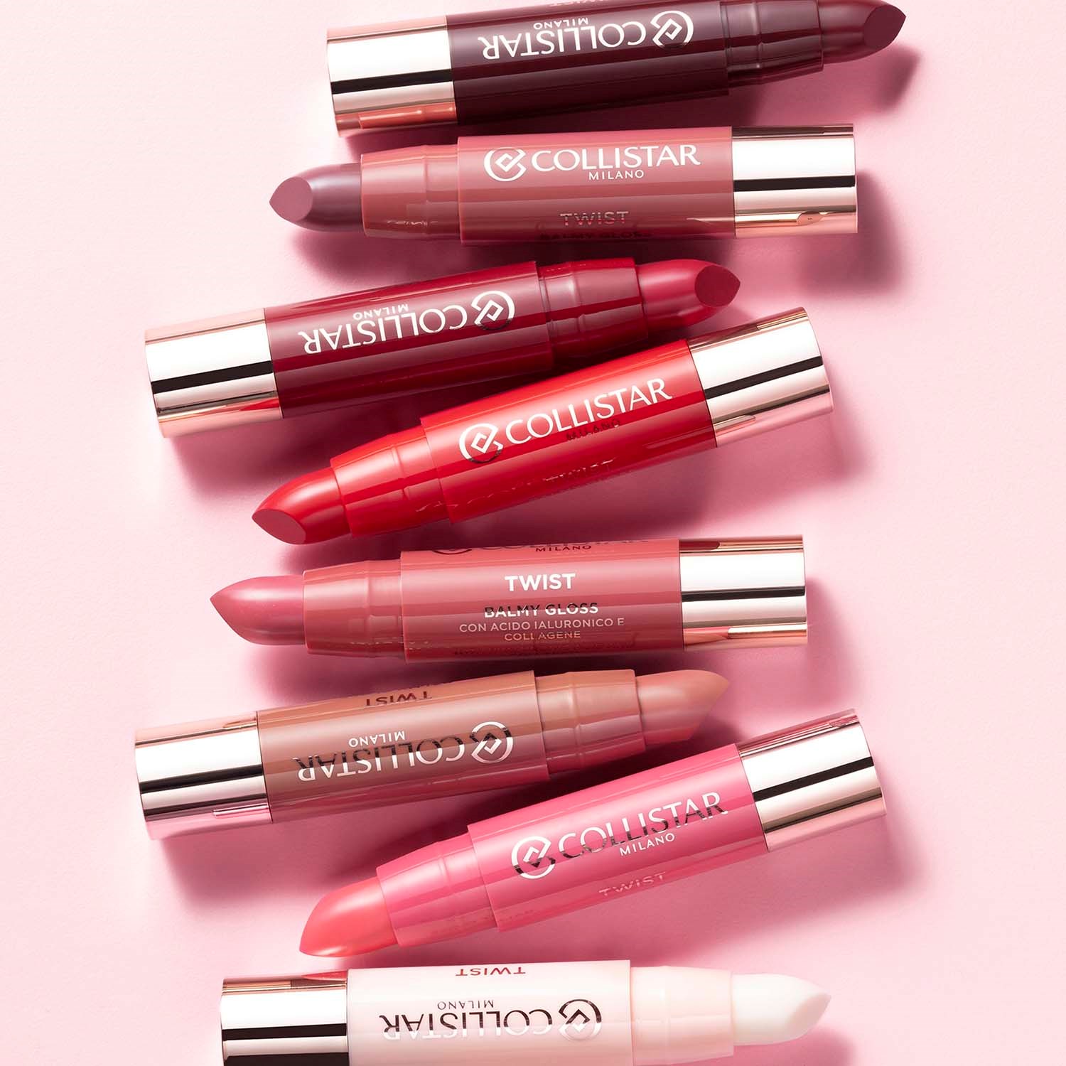 Collistar Twist Balmy Gloss 216 Rosé (obrázok 4)