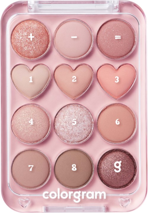 Colorgram Pin Point Eyeshadow Palette 01 Peach+Coral