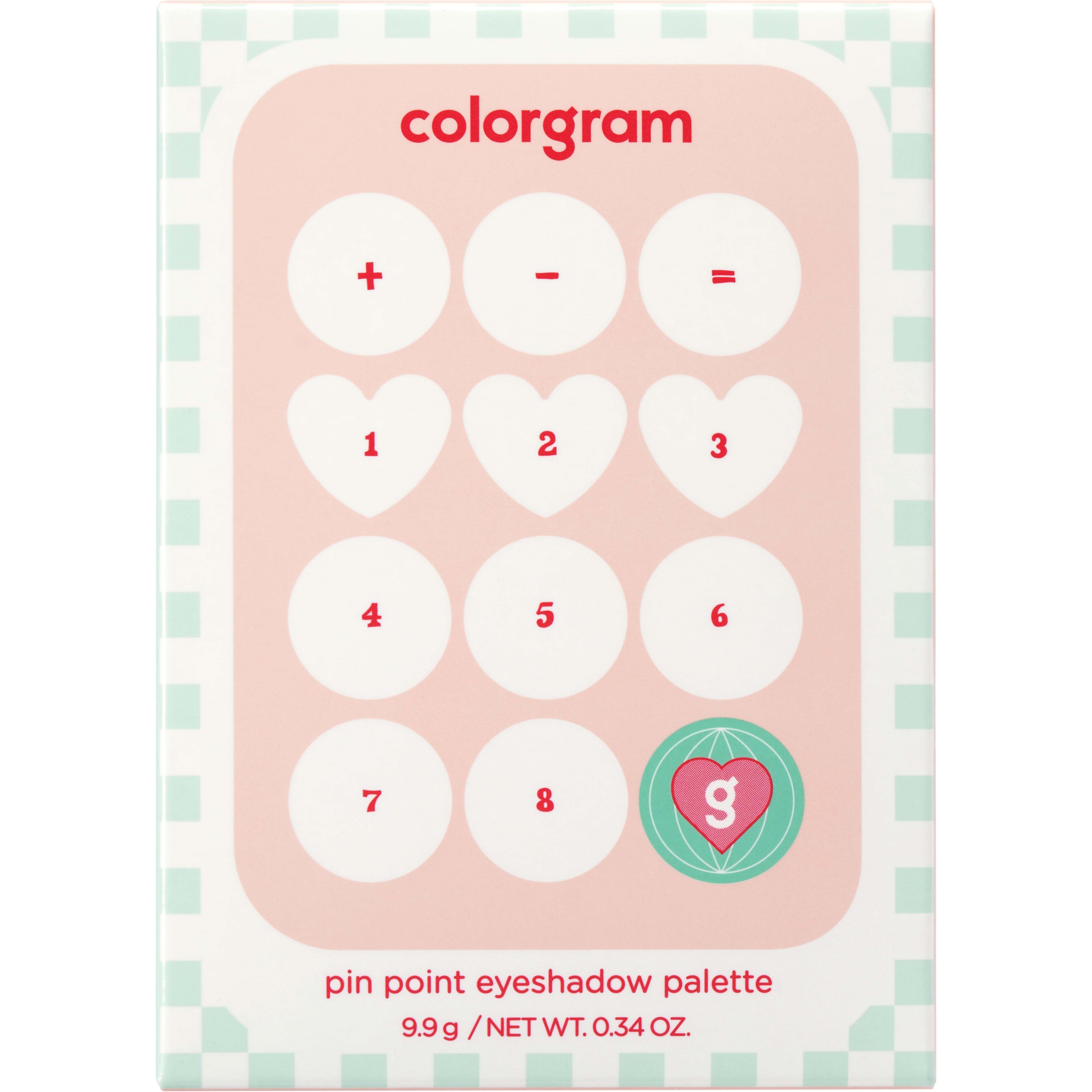 Colorgram Pin Point Eyeshadow Palette 01 Peach+Coral (zdjęcie 3)