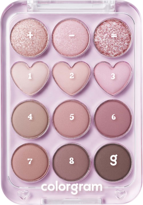 Colorgram Pin Point Eyeshadow Palette 02 Pink+Mauve