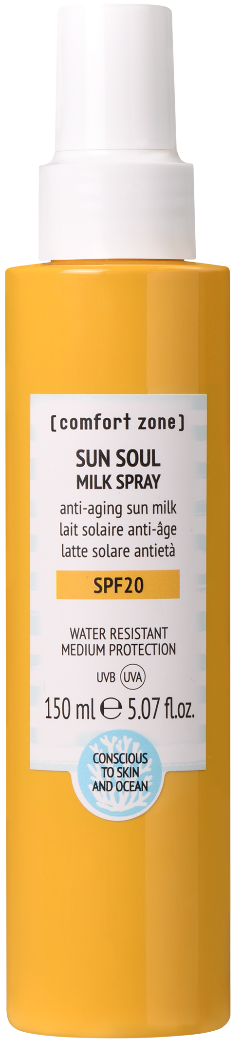 Comfort Zone Sun Soul Body Milk Spray SPF20 150 ml