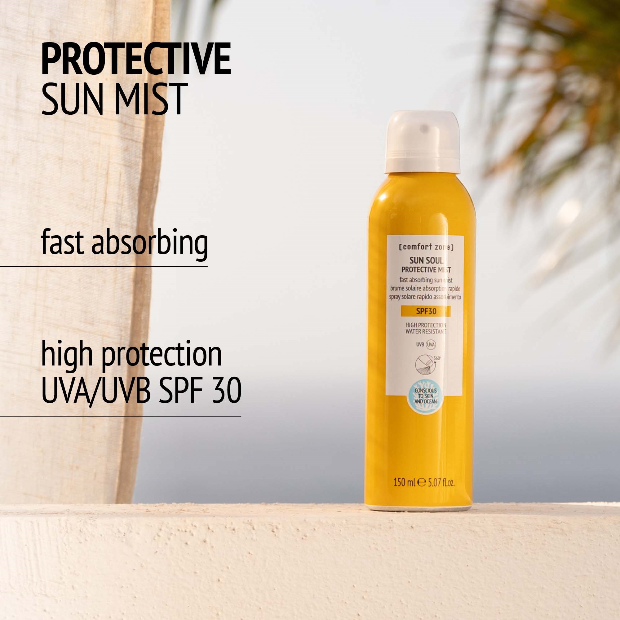 Alternativ bild 1 för Comfort Zone Sun Soul Protective Mist SPF30