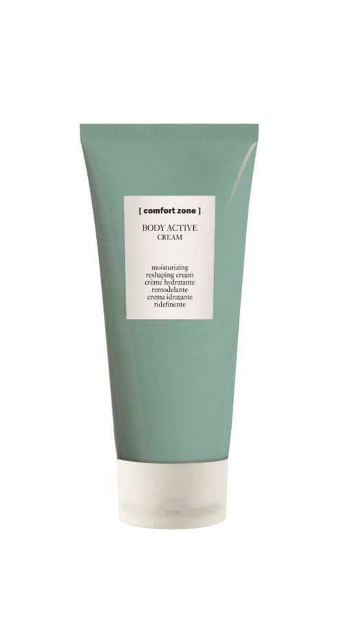 En tub med moisturizer från Comfort Zone med ljusgrön ytterförpackning och vitt lock.