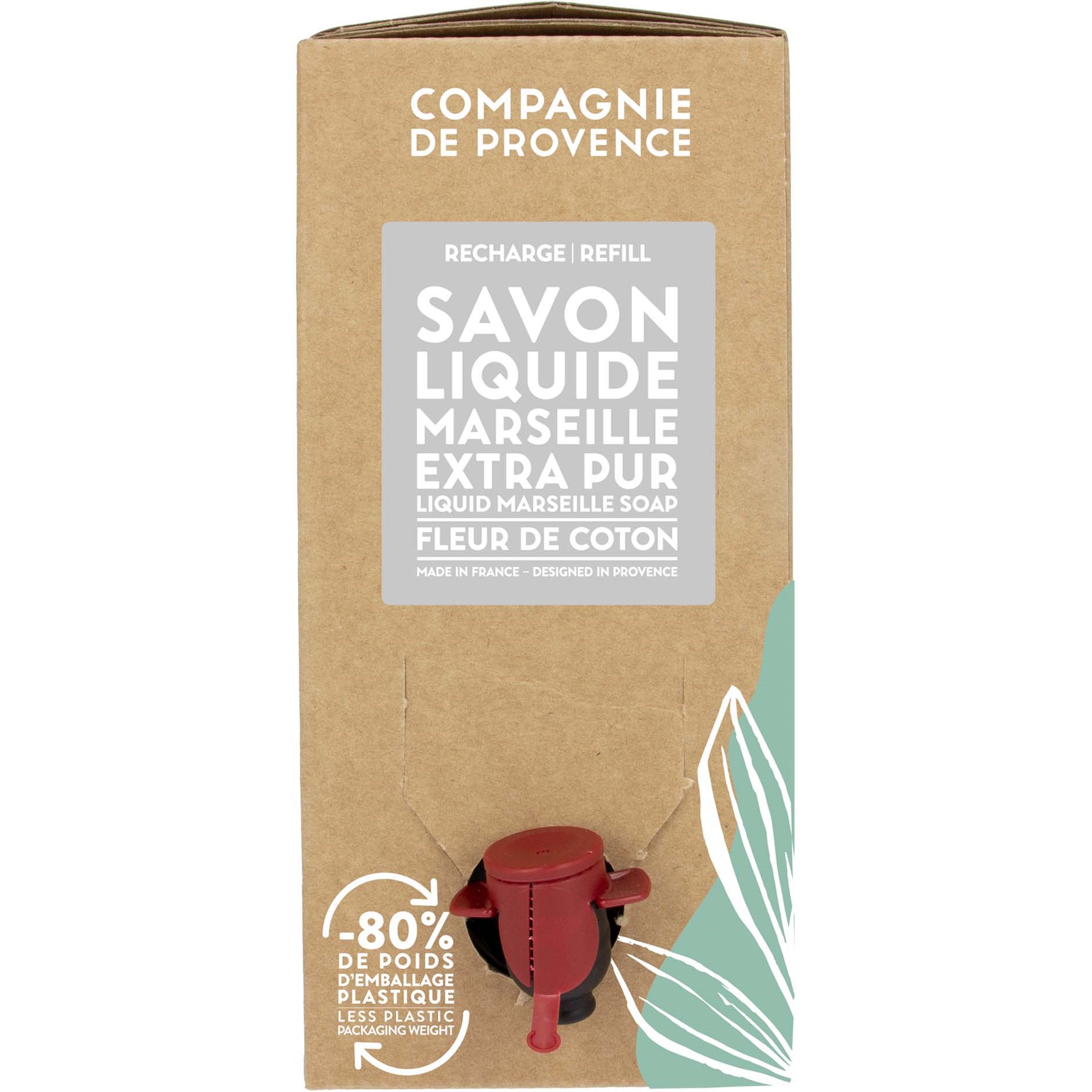 Läs mer om Compagnie de Provence Liquid Marseille Soap Refill Cotton Flower 3000
