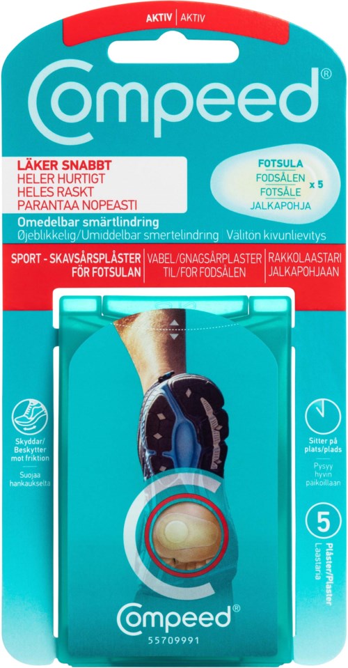 Compeed Skavsårsplåster Fotsula 5 st