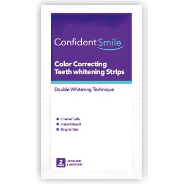 ConfidentSmile Color Correcting Teeth whitening Strips 28 stk