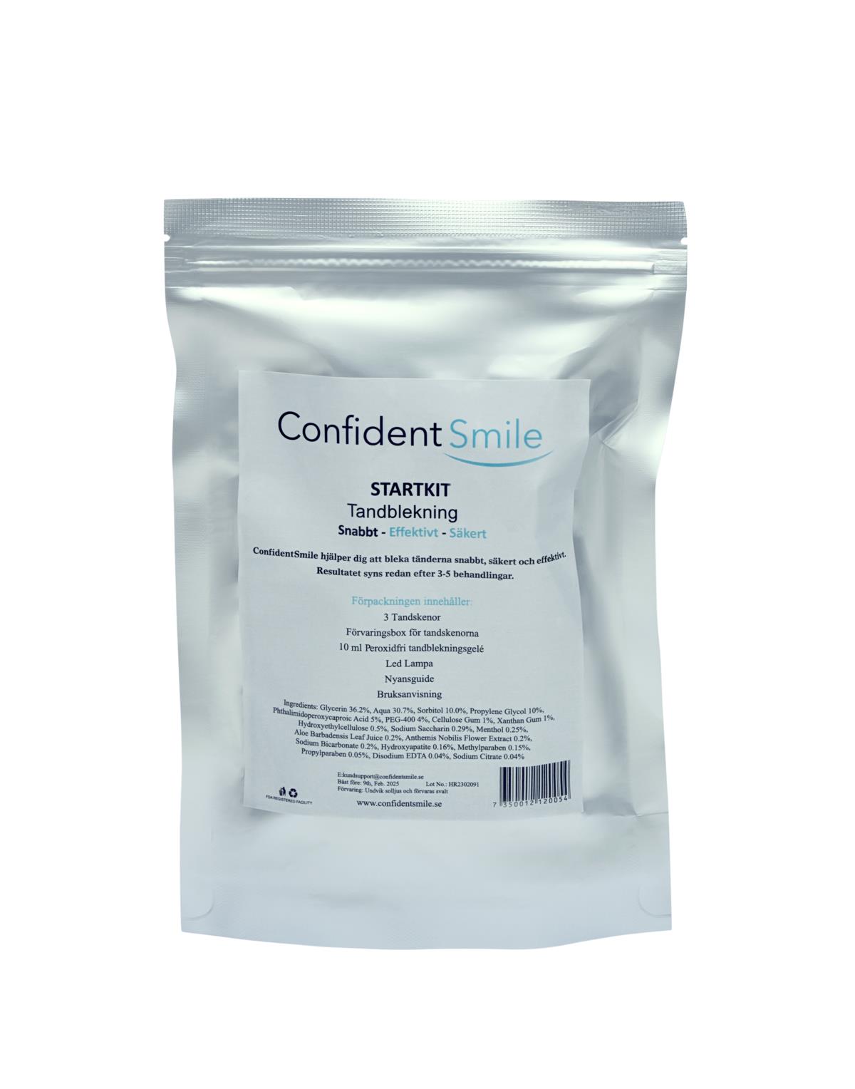 ConfidentSmile Start Peroxidfri Tandblekning