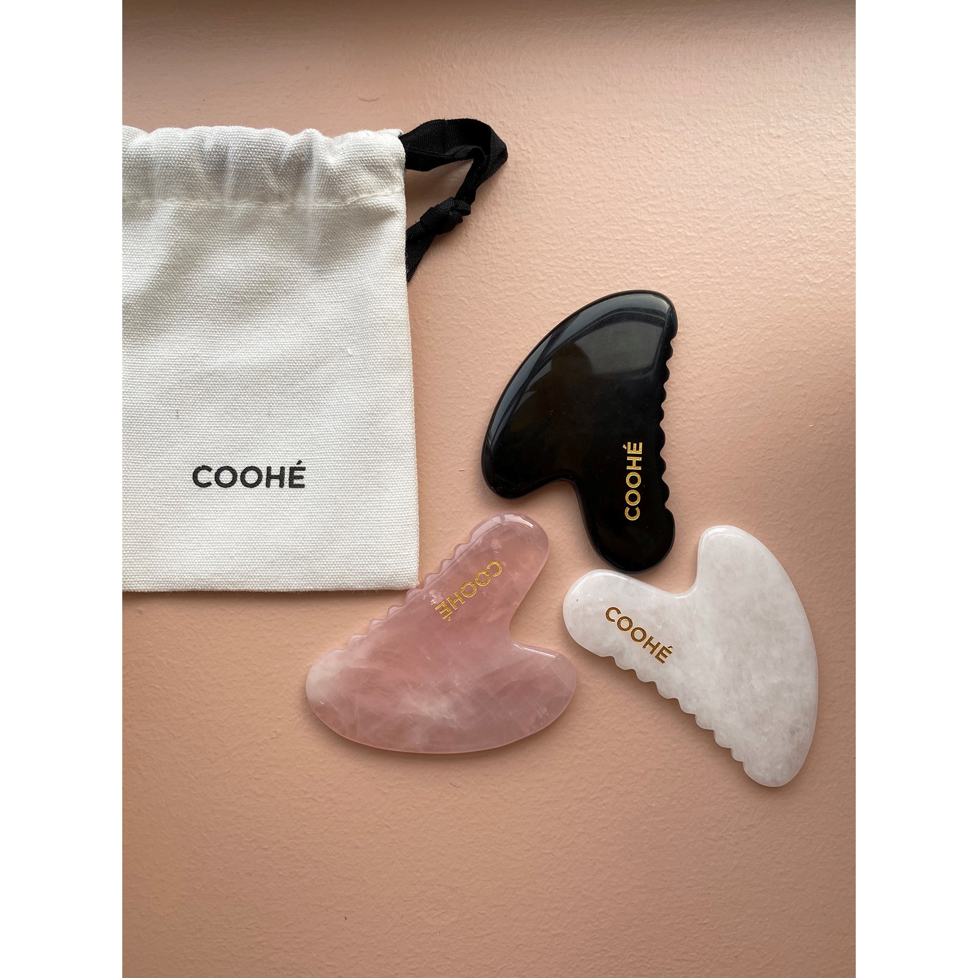 Coohé Gua Sha Black Obsidian (obrázok 5)