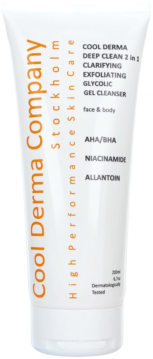 Cool Derma Skin Fitness Exfoliating glycolic gel cleanser 200 ml