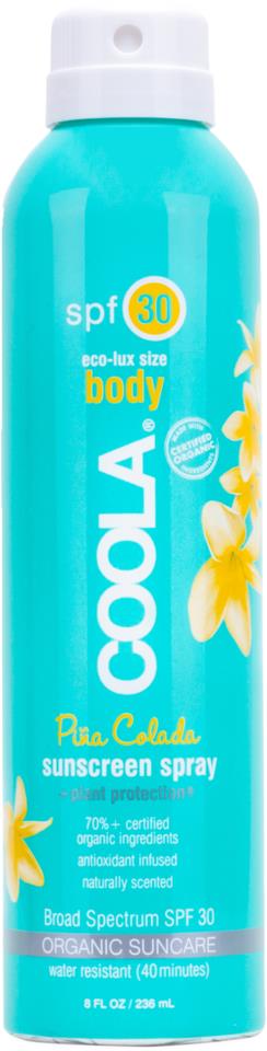 Coola Body Continuous Spray SPF 30 Pina Colada 236 ml