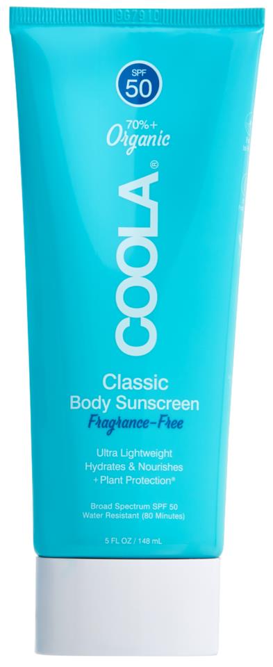 Coola Classic Body Lotion Fragrance-Free SPF 50 148 ml