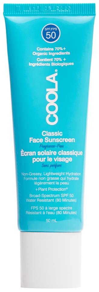 Coola Classic Face Lotion Fragrance-Free SPF 50 50 ml
