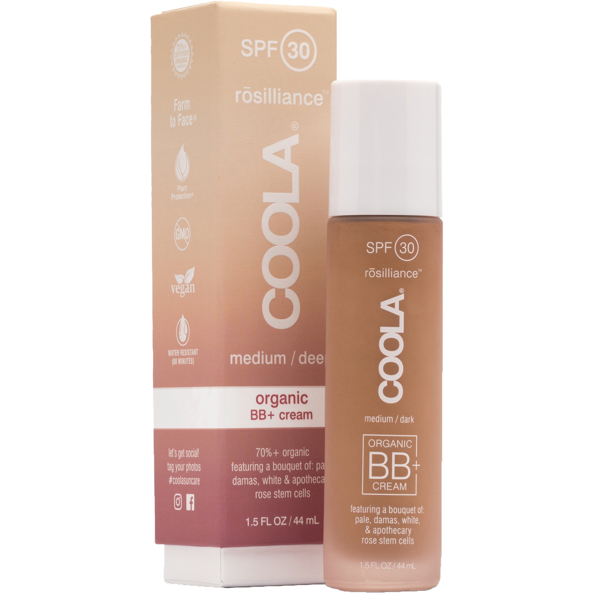 Läs mer om COOLA Rosilliance Tinted moisturizer Bronze Godess SPF30 44 ml