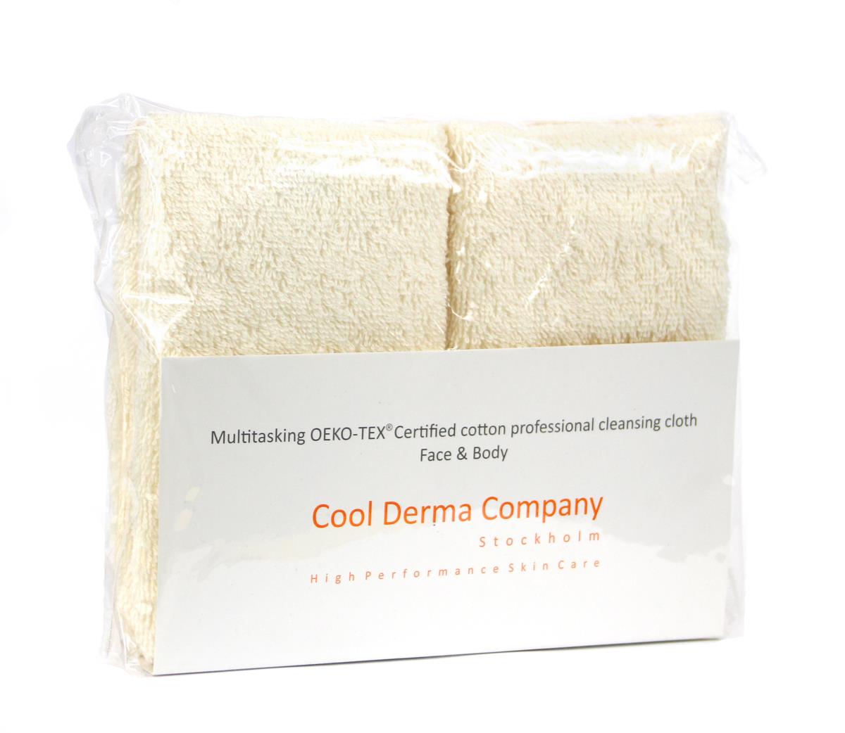 Cool Derma Skin Fitness Organic cotton wash cloth