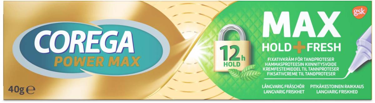 Corega Max Hold+Fresh 40 g | lyko.com